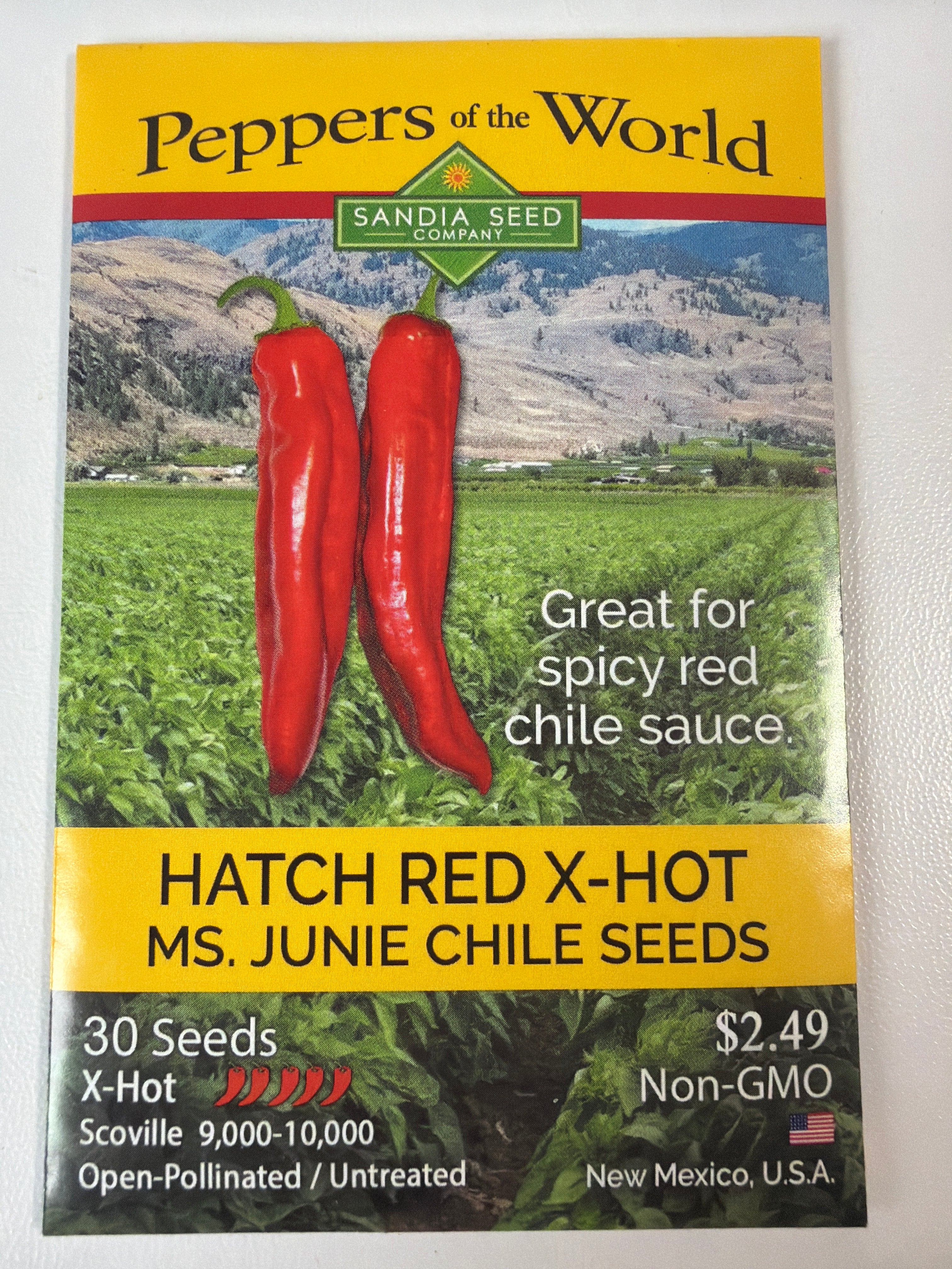 New Mexico Chile Seeds NON GMO