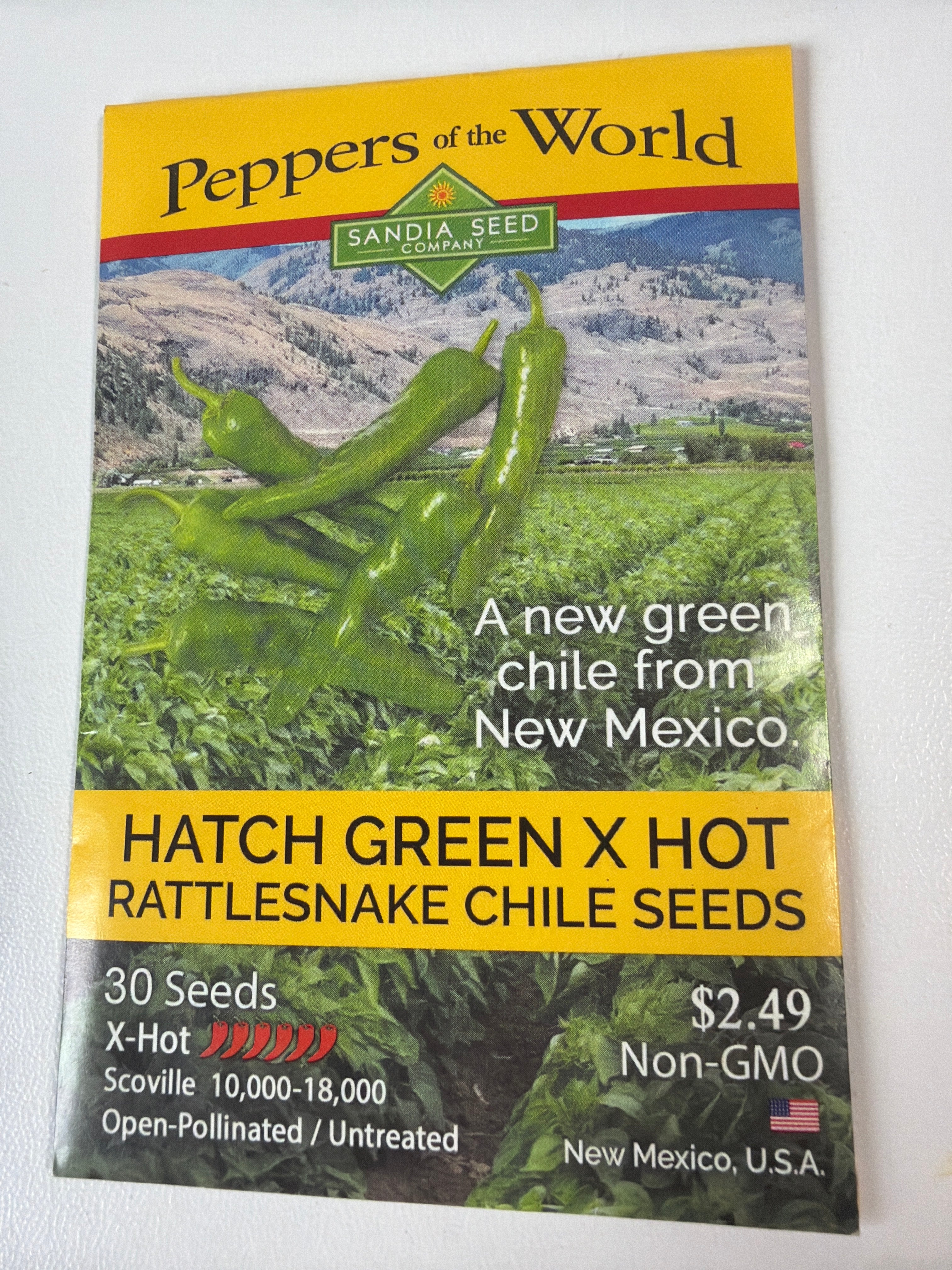 New Mexico Chile Seeds NON GMO